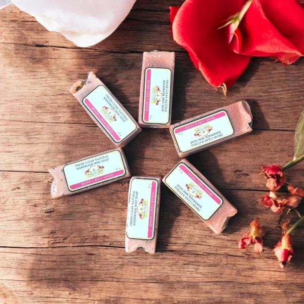 Travel Rose Chia Seed Soap