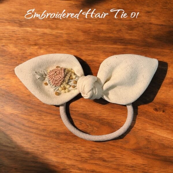 Embroidered Hair Ties