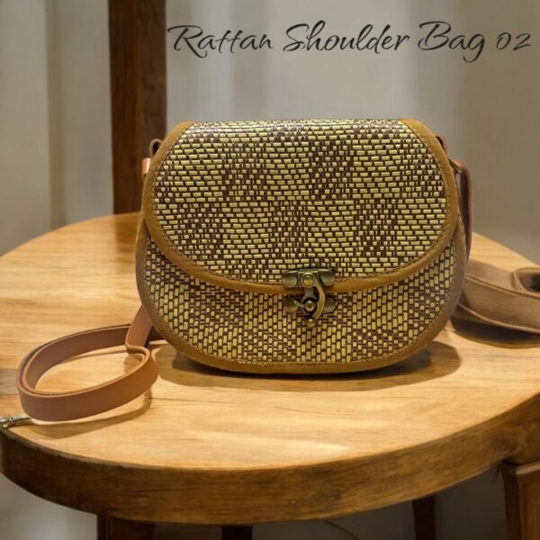 Handwoven Rattan Shoulder Bags