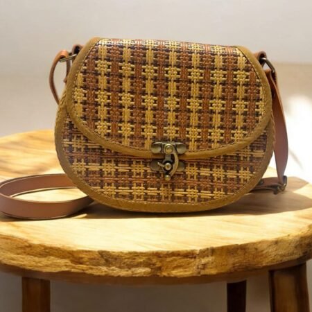 Handwoven Rattan Shoulder Bags