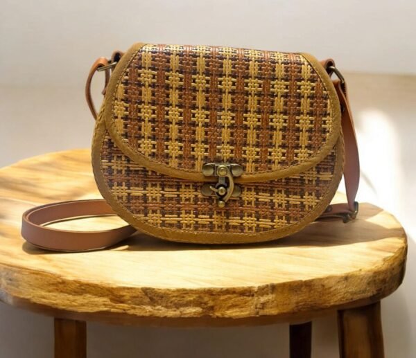 Handwoven Rattan Shoulder Bags