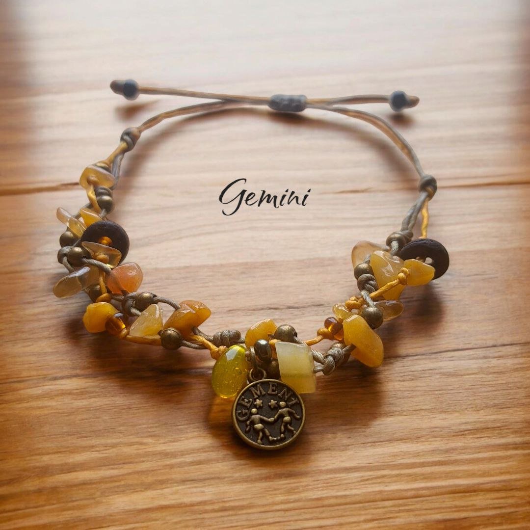 Zodiac Natural Stone Bracelet - Image 3
