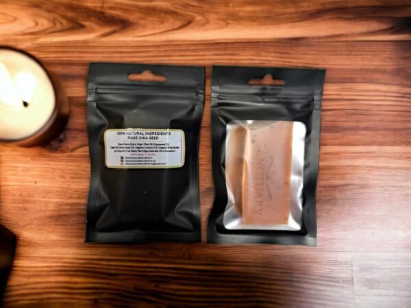 Travel Rose Chia Seed Soap