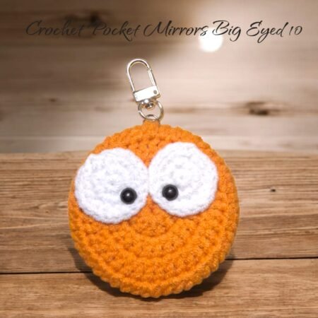 Crochet Pocket Mirror Keychain - (Big Eye) - Image 11