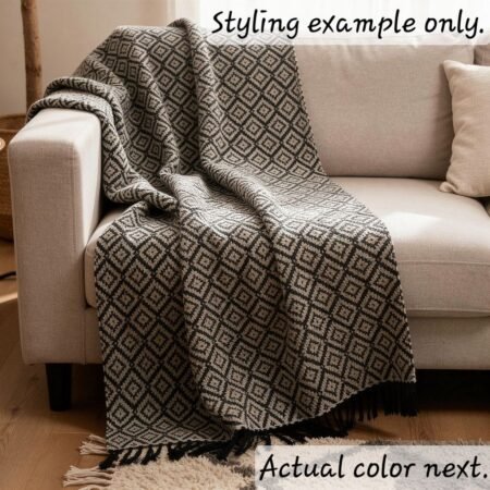 Handwoven Cotton Blanket - Image 13