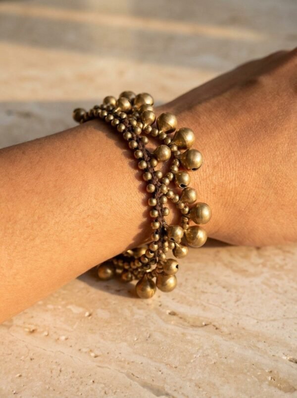 Brass Bell Bracelet