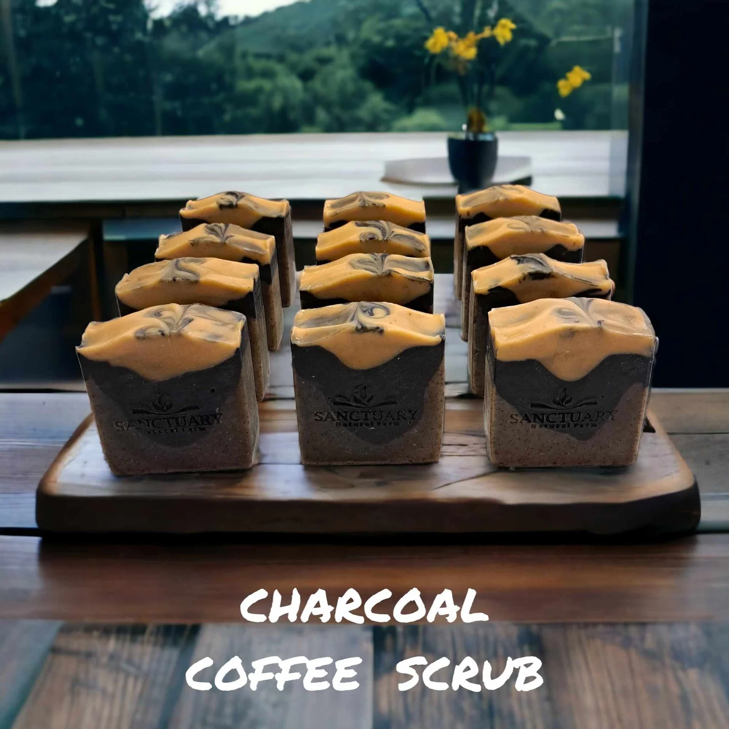 Charcoal Coffee Scrub Soap - Image 1