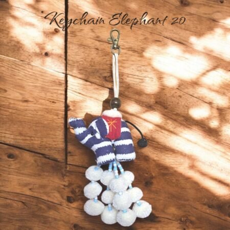 Handmade Keychain - Elephant - Image 4