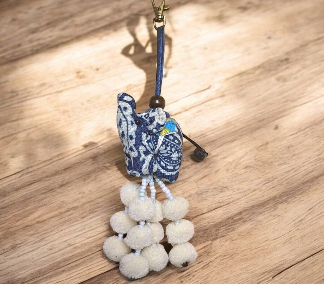 Handmade Keychain - Elephant - Image 1