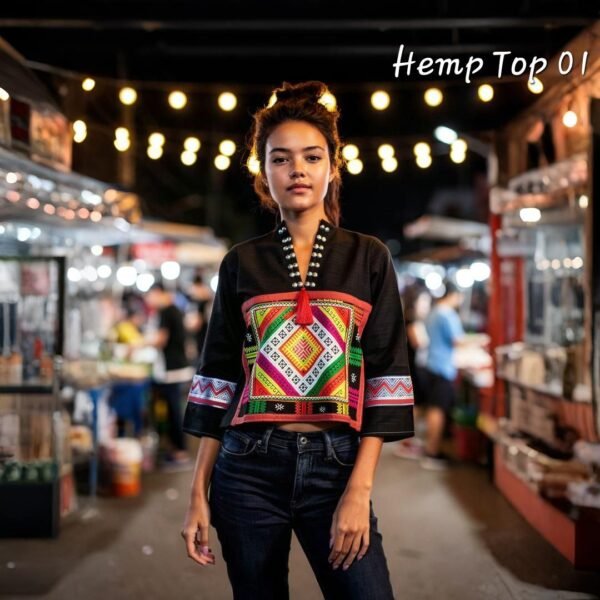 Hill Tribe Hemp Top - 1