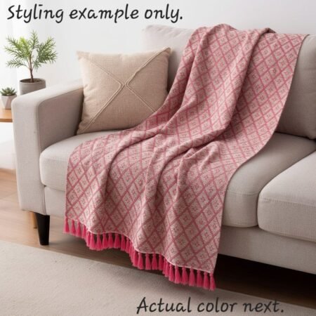 Handwoven Cotton Blanket - Image 25