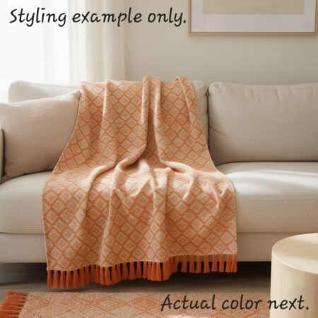 Handwoven Cotton Blanket - Image 21