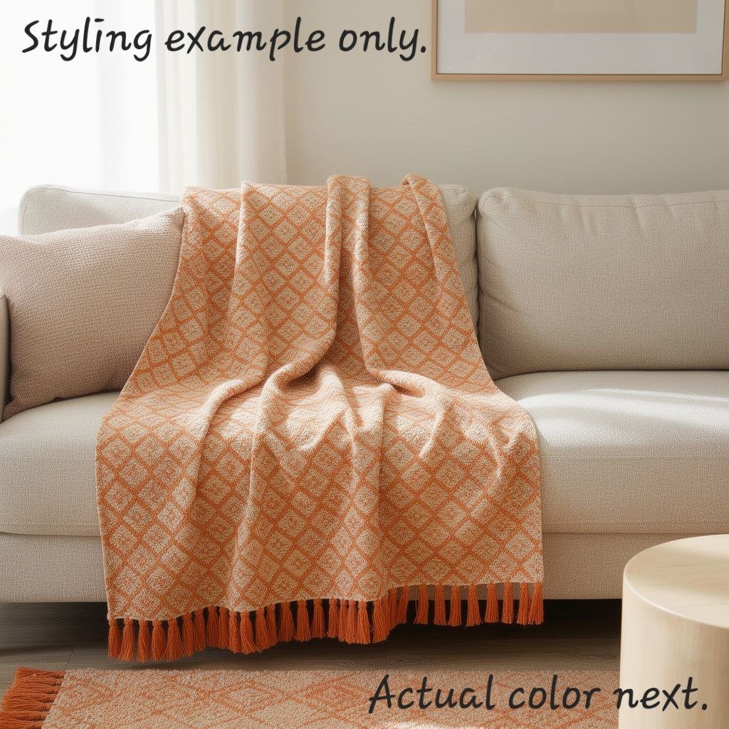 Handwoven Cotton Blanket - Image 21