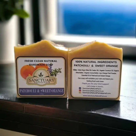 Patchouli & Sweet Orange Soap - Image 2