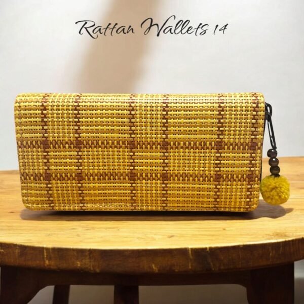 Handwoven Rattan Wallet