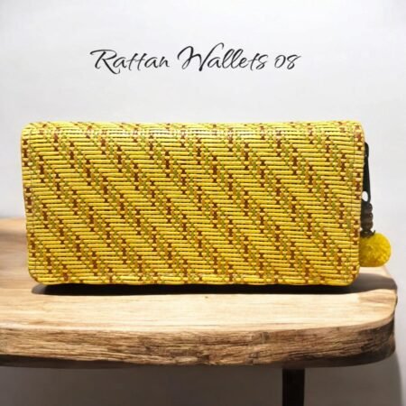 Handwoven Rattan Wallet - Image 5