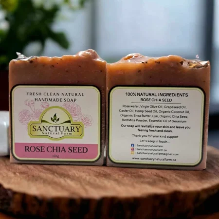 Rose Chia Seed Soap - Image 2