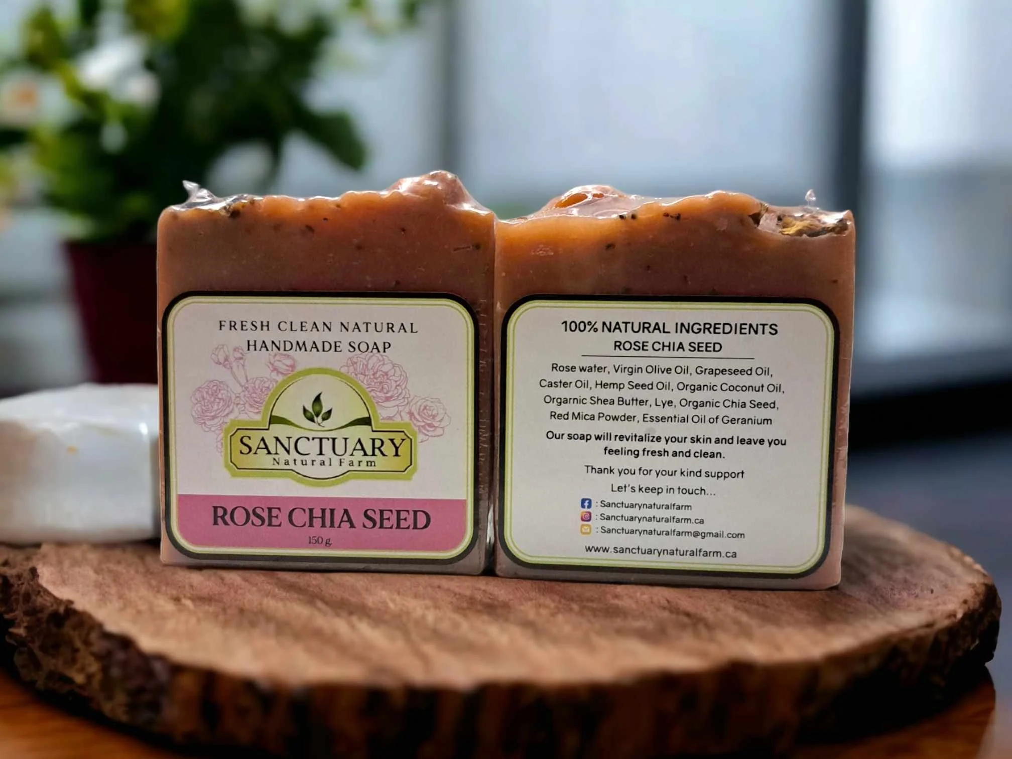 Rose Chia Seed Soap - Image 2