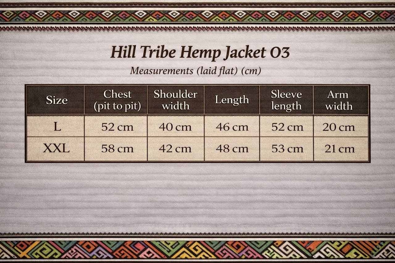 Hill Tribe Hemp Jacket - 3 - Image 2