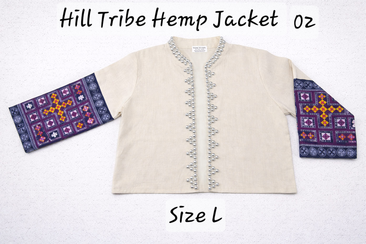 Hill Tribe Hemp Jacket - 2 - Image 3