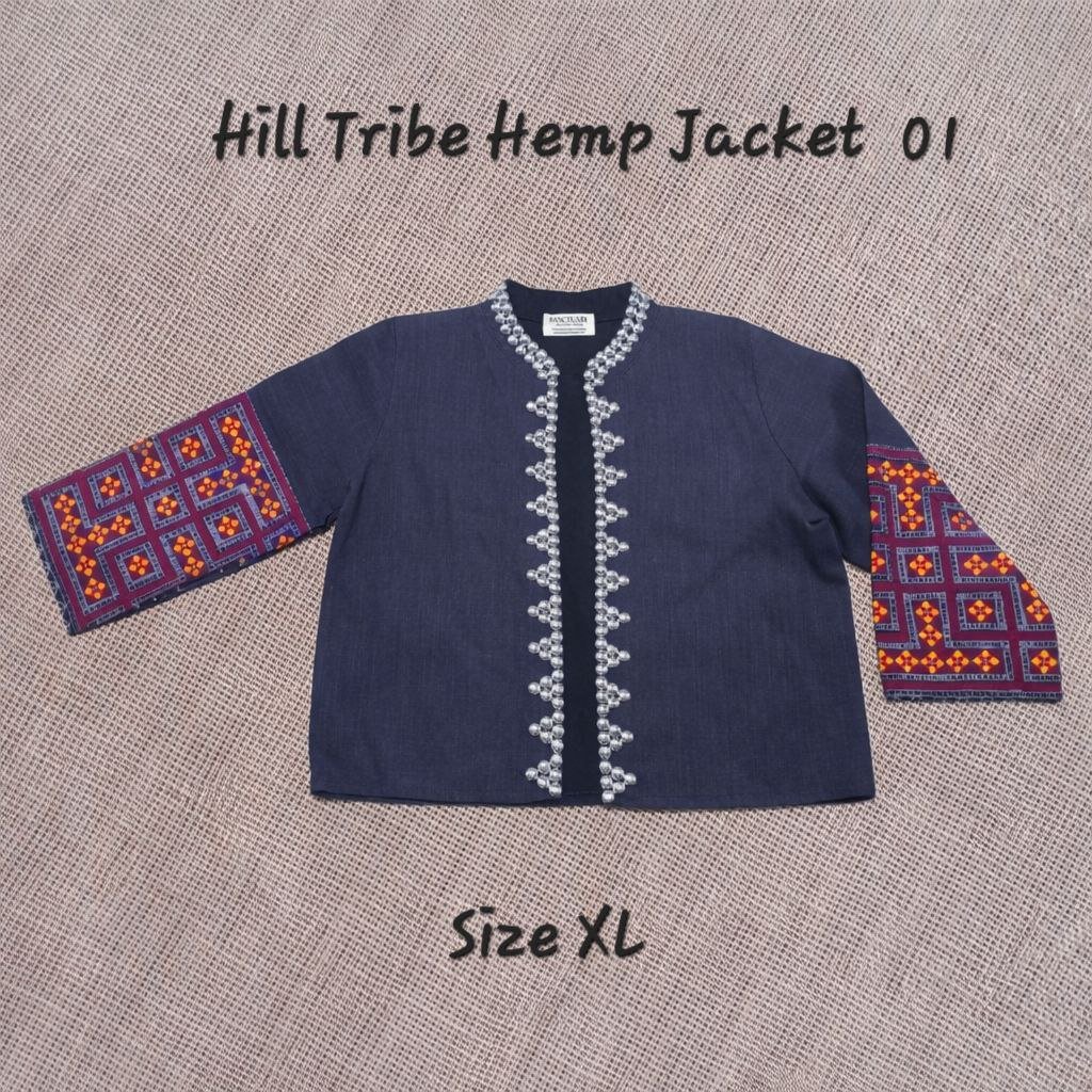 Hill Tribe Hemp Jacket - Image 5