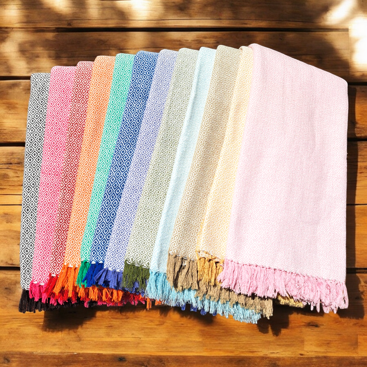 Handwoven Cotton Blanket - Image 1