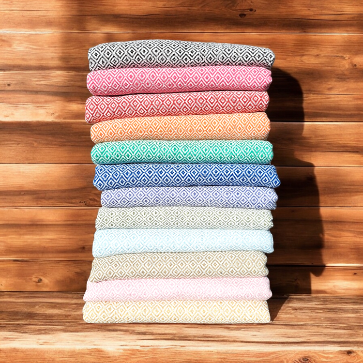 Handwoven Cotton Blanket - Image 2