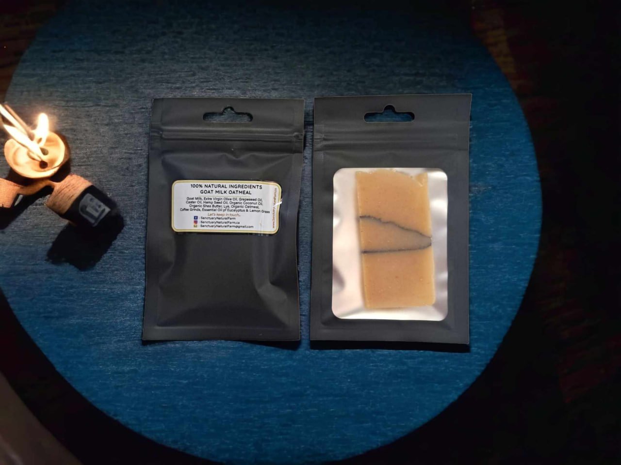 Travel Goat Milk Oatmeal Soap - Image 1