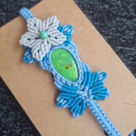 Zodiac Turquoise Macrame Bracelet - Image 23