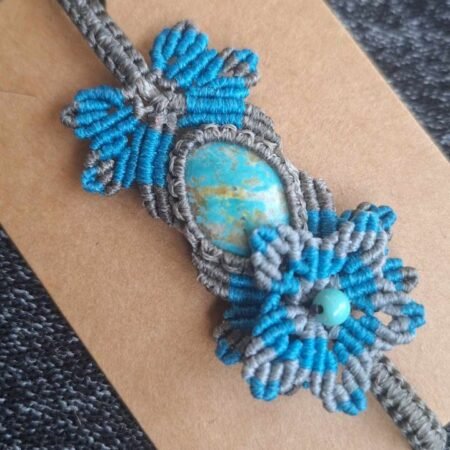 Zodiac Turquoise Macrame Bracelet - Image 18