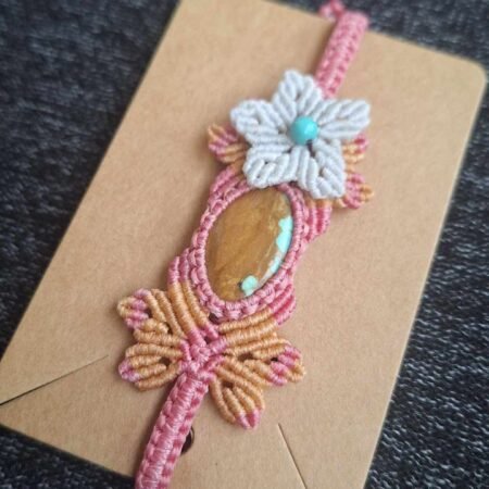 Zodiac Turquoise Macrame Bracelet - Image 15