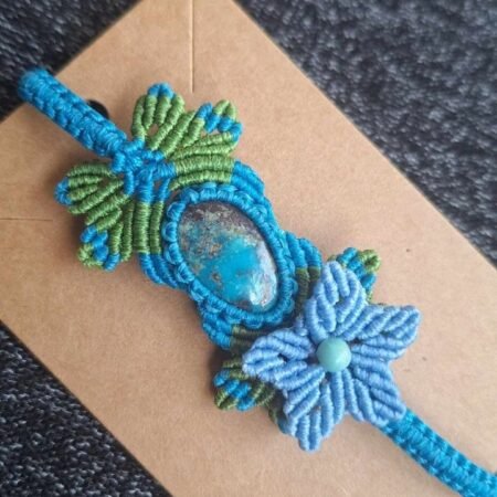 Zodiac Turquoise Macrame Bracelet - Image 25