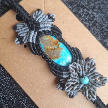 Zodiac Turquoise Macrame Bracelet - Image 16