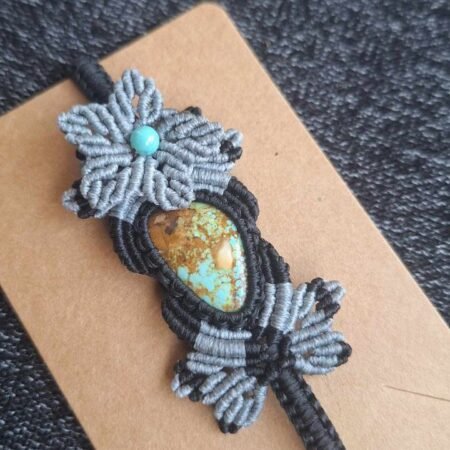 Zodiac Turquoise Macrame Bracelet - Image 17