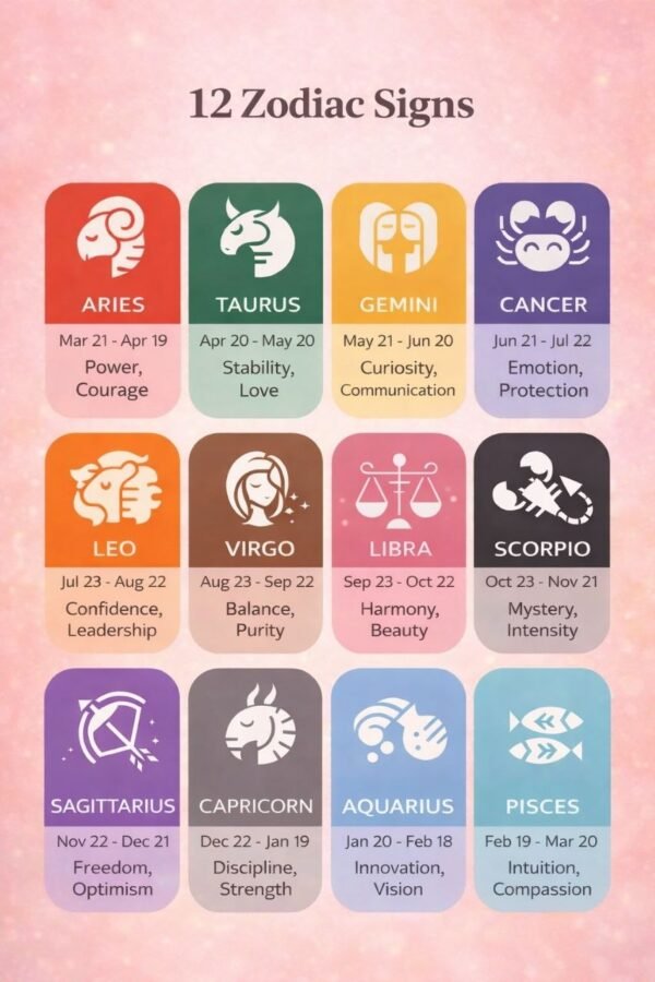 Zodiac Turquoise Macrame Bracelet