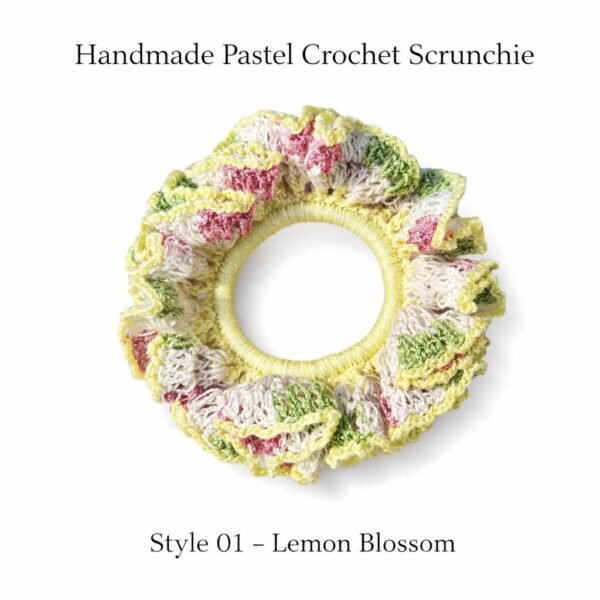 Handmade Crochet Scrunchie