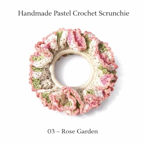 Handmade Crochet Scrunchie