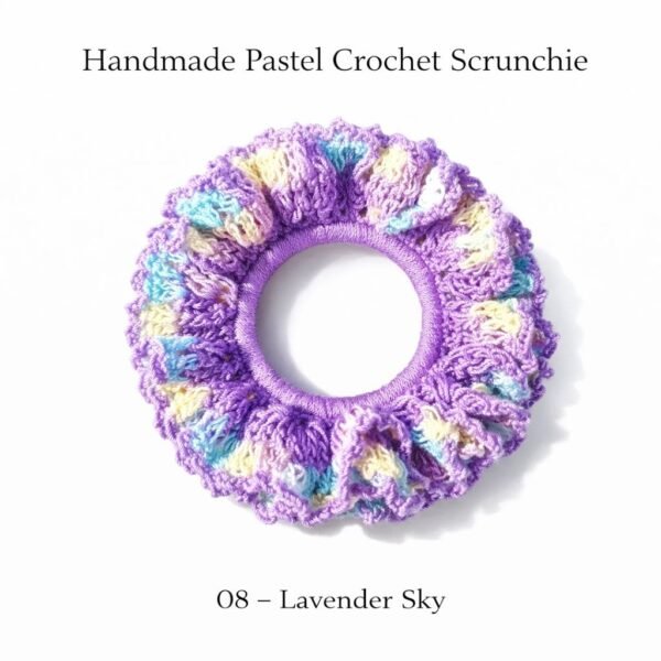 Handmade Crochet Scrunchie
