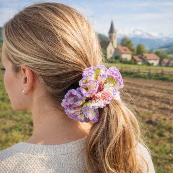 Handmade Crochet Scrunchie