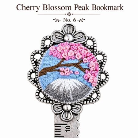 Handmade Embroidered Metal Bookmark Ruler - Image 10