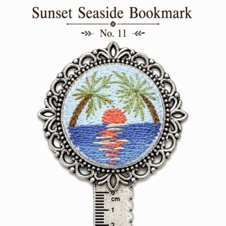 Handmade Embroidered Metal Bookmark Ruler - Image 15