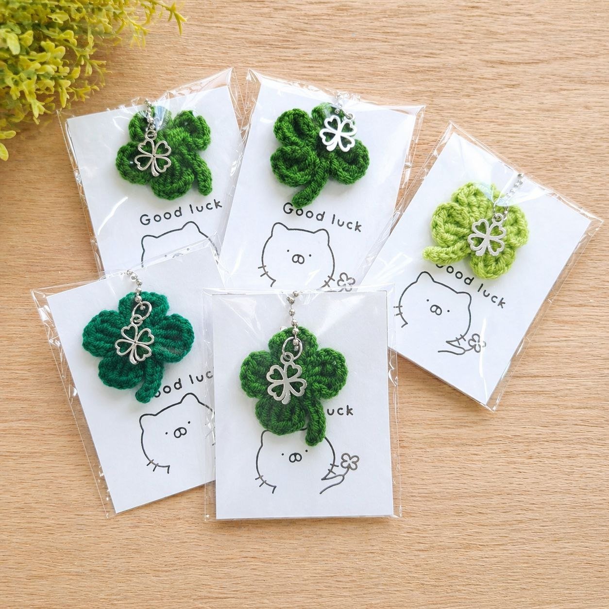 Handmade Crochet Four-Leaf Clover - Image 8