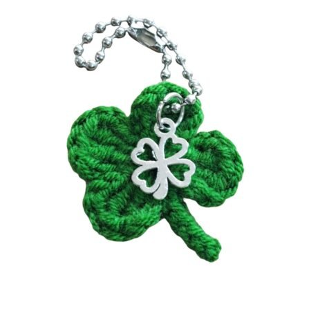 Handmade Crochet Four-Leaf Clover - Image 4