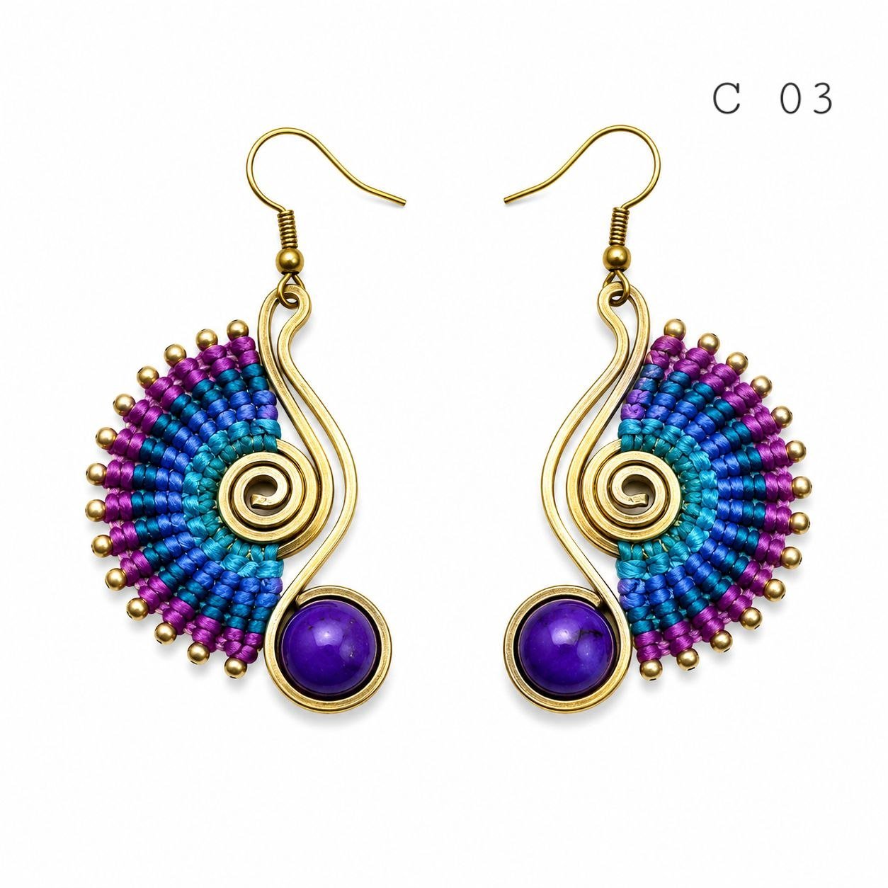 Macramé Earrings (Set C-D) - Image 5