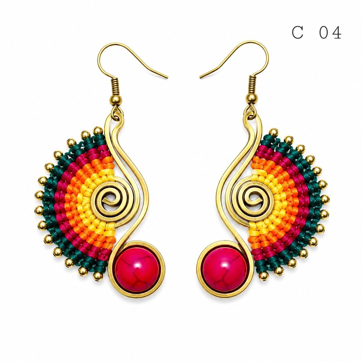 Macramé Earrings (Set C-D) - Image 6
