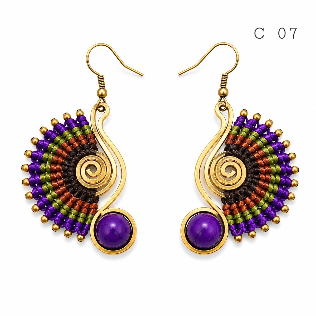 Macramé Earrings (Set C-D) - Image 9