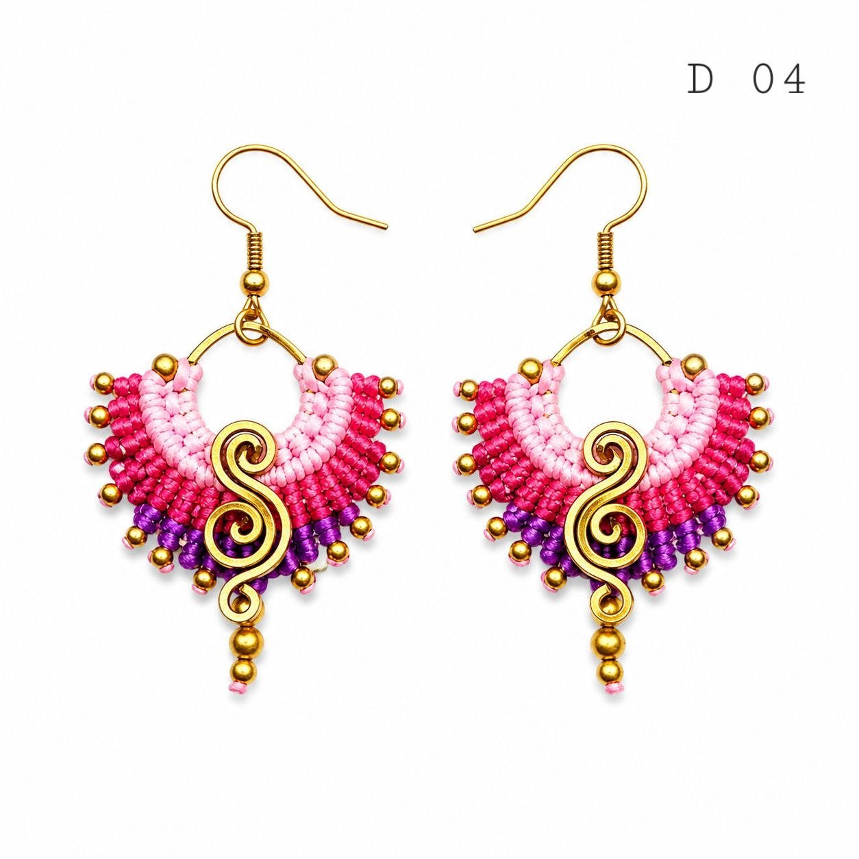 Macramé Earrings (Set C-D) - Image 15