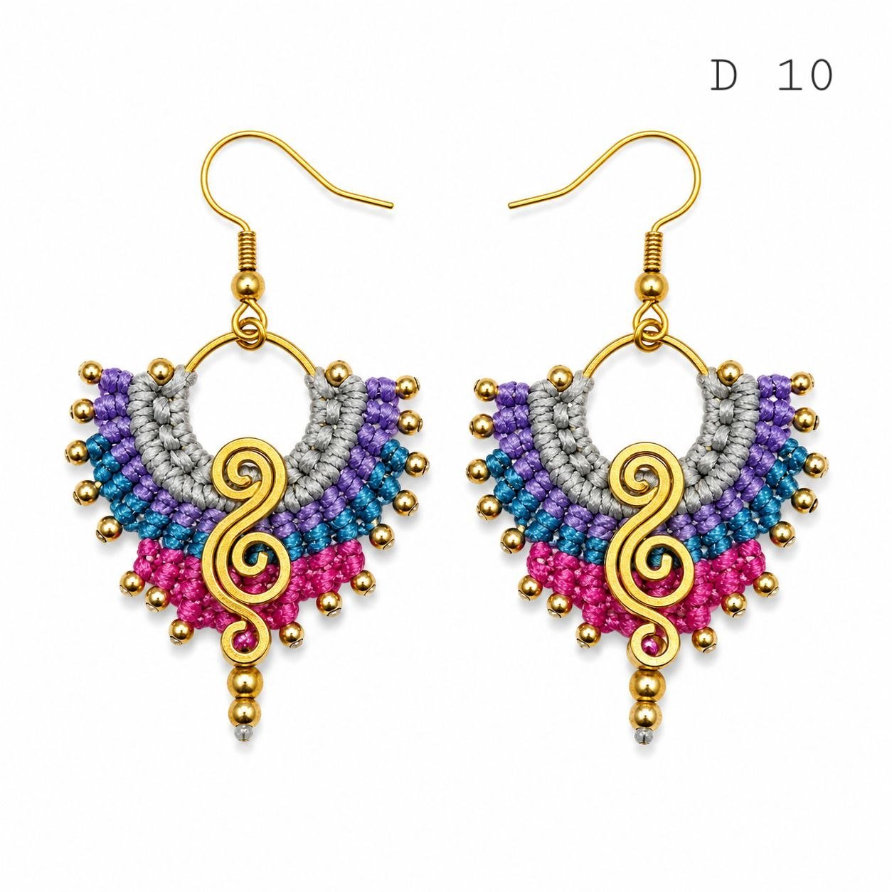 Macramé Earrings (Set C-D) - Image 21