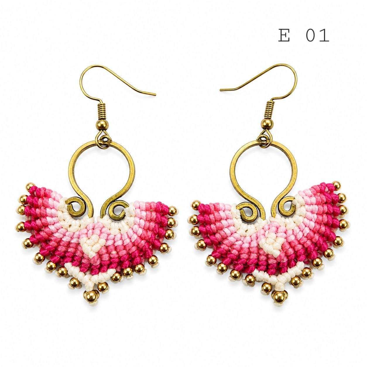 Macramé Earrings (Set E-F-G) - Image 3