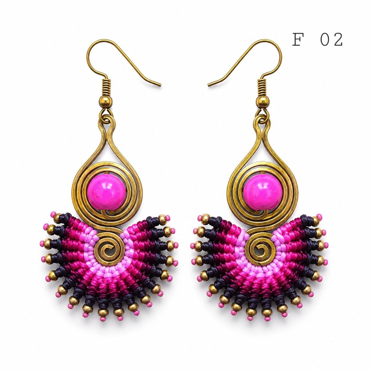 Macramé Earrings (Set E-F-G) - Image 10